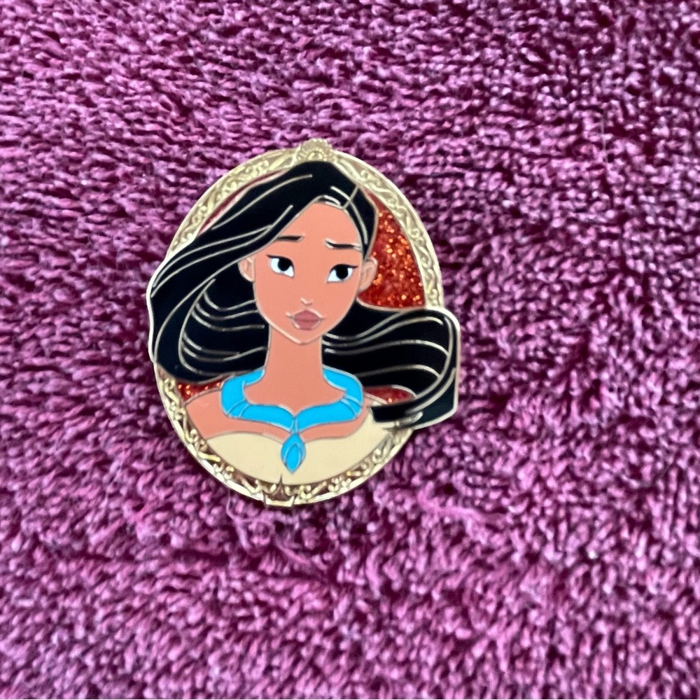 Disney Princess Pocahontas - Gold  Framed Portrait Pin